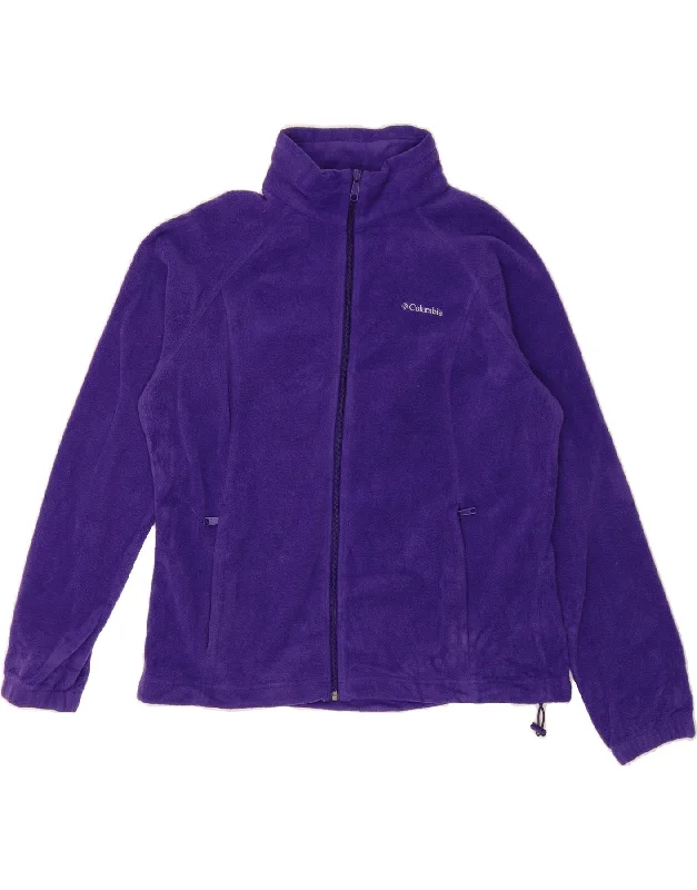 Formal JacketsCOLUMBIA Womens Fleece Jacket UK 18 XL Purple Polyester